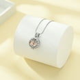 thumbnail image 5 of Personlized Round with Tree of Life Cremation Jewelry for Ashes Holder Urn Necklace Lockets for Human Pet Ashes of Loved One, 5 of 7