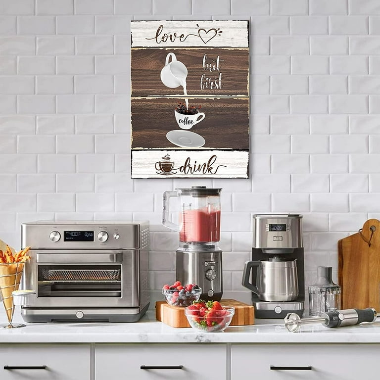 Coffee Bar Sign-kitchen Decor-art-kitchen Coffee Station