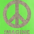 thumbnail image 3 of CafePress - Vintageimaginepeace1bk T Shirt - Light T-Shirt - CP, 3 of 4