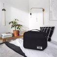 thumbnail image 4 of wps Travel Cable Organizer Bag Electronics Accessories Storage Pouch USB Drive Charger Memory Card Case gray, 4 of 6