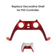 thumbnail image 4 of Carcasa frontal del controlador para Sony PS5 Gamepad, tira decorativa, cubierta de piel, 4 of 5