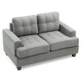 thumbnail image 5 of Glory Furniture Sandridge Microsuede Loveseat in Gray, 5 of 6