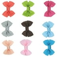 thumbnail image 3 of Jiaroswwei 1Pc Fashion Solid Color Baby Girls Mini Bow Handmade Hair Clip Hairpin Barrette, 3 of 8