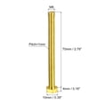 thumbnail image 2 of Unique Bargains Brass Hex Bolts, M6x70mm 5 Pack Fully Thread Grade 4.8 Machine Screws, 2 of 4