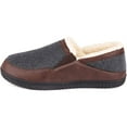 thumbnail image 4 of Rockdove Men's Andrew Twill Upper Fleece Lined Closed Back Slipper, 4 of 5