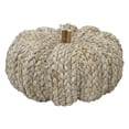 thumbnail image 4 of 9.5" Beige Weaved Autumn Harvest Table Top Pumpkin, 4 of 4
