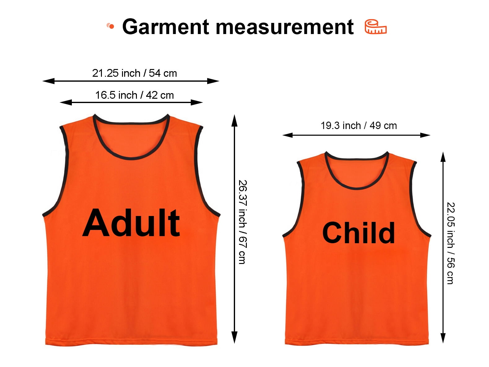  36 Pcs Pinnies Youth Scrimmage Vests Youth Pinnies for Sports  Kids Soccer Basketball Jersey Practice Soccer Pinnies (Blue, Orange) :  Sports & Outdoors