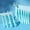 Blue, variant on Pretty Pastel Candy Cosmetic Makeup Brush Set 7pc