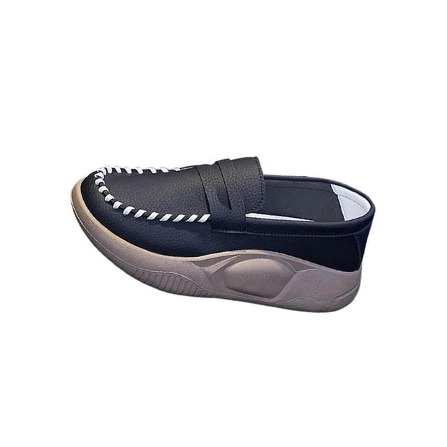 pitrice Chaussures Décontractées pour Femmes Confortables à Enfiler Douces pour Marche Intérieure Extérieure Noir 37