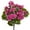 Beauty, variant on Nearly Natural Geranium Artificial Flower Bush, UV Resistant, Set of 3, Pink
