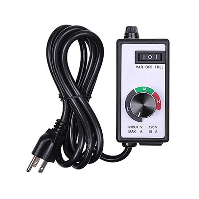Controlador de velocidad, regulador de interruptor de controlador de velocidad electrónico continuo universal para ventilador de conducto de ventilador de motor TUNC Sencillez