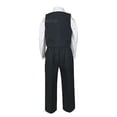 thumbnail image 5 of 6pc Formal Baby Boy Toddler Black Vest Necktie Suit w/ Extra Color Vest Set S-7, 5 of 5