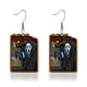 thumbnail image 1 of Pendientes acrílicos de fantasmas, pendientes colgantes de Halloween, pendientes de películas de terror, pendientes colgantes con personajes y texto, pendientes de Halloween, 1 of 5