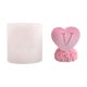 thumbnail image 2 of Xihbxyly Molde para Vela de Rosa de San Valentín, Diseño de Pilar de Flor Aromática, Silicona Flexible de Grado Alimenticio, Molde Reutilizable para Manualidades, Decoración Del Hogar, Ideal para Vel, 2 of 6