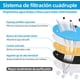 thumbnail image 2 of Filtros para Fuente de Gatos, Filtros de 6 uds para filtros Transparentes de Fuente de Agua de Gato de 50OZ /1.5L, Filtros para Bebederos para Gatos con Resina y Carbón Activo para Mascotas, 2 of 5