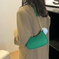 thumbnail image 5 of SSKFHGI Felt Underarm Bag Winter Indentation Fashion Shoulder Solidcolor Square Ba GXJ, 5 of 7