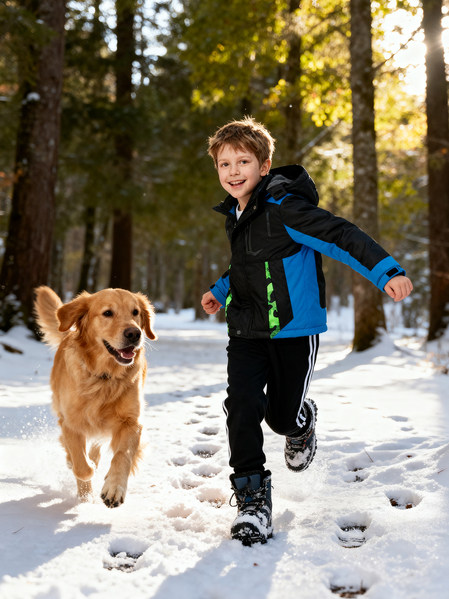 Wantdo Boys' Waterproof Ski Jacket with Removable Hood photo 3