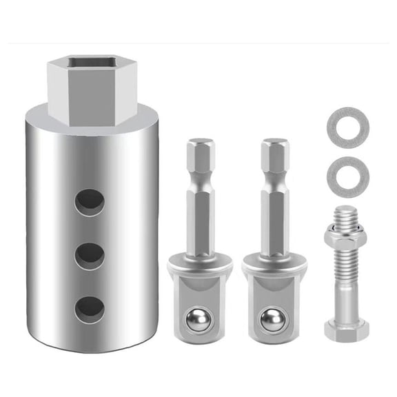 Jack Drill Adapter Trailer Jack Electric Drill Adapter Stainless Steel Crank Tool For Trailer Jack Handle Studs