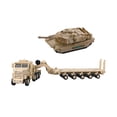 thumbnail image 2 of Miniatura Tanque Modelo Kit de Vehículo Blindado Transportador Bloques de Construcción Material Pp Función de Ensamblaje Adecuado para Colección Exhibición en Mesa Amarillo, 2 of 8