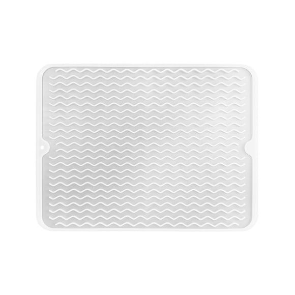 Alfombrilla de drenaje de silicona con aislamiento térmico para cocina, cuenco de escritorio, plato, filtro de agua