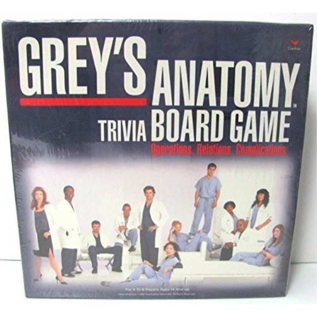 5star Td Grey S Anatomy Trivia Board Game Walmart Com