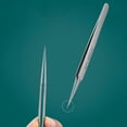 thumbnail image 5 of Professional Beauty Salon Tweezers, 2026 New Precision Slant & Pointed Tips for Brows & Lashes | Essential for Makeup Artists & Home Kits, Stainless Steel Blackhead Removal Kit, 5 of 6