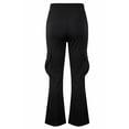 thumbnail image 3 of CUZIBR Women'S Cargo Pants Women Flare Baggy Hiking Pants With Pocket Casual Relaxed Fit Outdoor Camping Leisure Dates Trousers,Black,L, 3 of 3