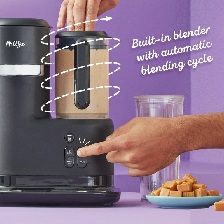 Mr. Coffee Single-Serve Frappe Iced and Hot Coffee Maker and Blender