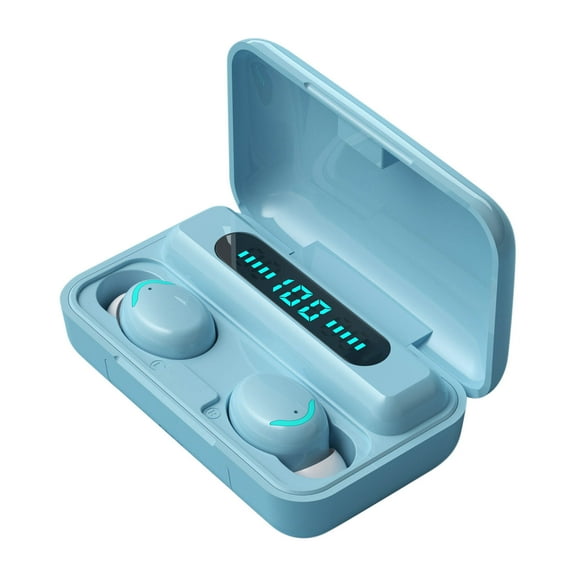 Oggfader Wireless Earbuds Mini Twins Wireless Headset Bluetooth 5.1 Stereo Headphone In Ear Earphones Earbuds Headphones With Charging Case Blue