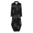 thumbnail image 4 of Ketyyh-chn99 Robes de Printemps pour Femmes 2024 Robe Maxi Robe d'Été Portefeuille pour Femme Robe Maxi Décontractée Bohème à Fleurs Col en V Manches Courtes Ourlet à Volants Plage Longues Robes Beige,3TG, 4 of 5