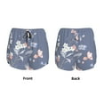 thumbnail image 5 of Haiem Watercolor Flowers Butterfly Women's 2 in 1 Running Shorts - Lightweight Athletic Workout Gym Yoga Breathable Sports Shorts Liner with Phone Pockets-Large, 5 of 9