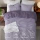thumbnail image 4 of Juego de edredón Bedsure Queen reversible, color morado, 229 x 229 cm, 4 of 7