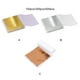 thumbnail image 2 of Hojas de papel de aluminio de imitación Inteprter Manualidades DIY oro rosa 300 piezas, 2 of 6