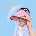 thumbnail image 6 of SGFCWSX Boys Sun Visor Hat USB Rechargeable Fan Wide Brim UV Protection Cute Adjustable Summer Outdoor Beach Hat for Kids Purple Free Size, 6 of 6