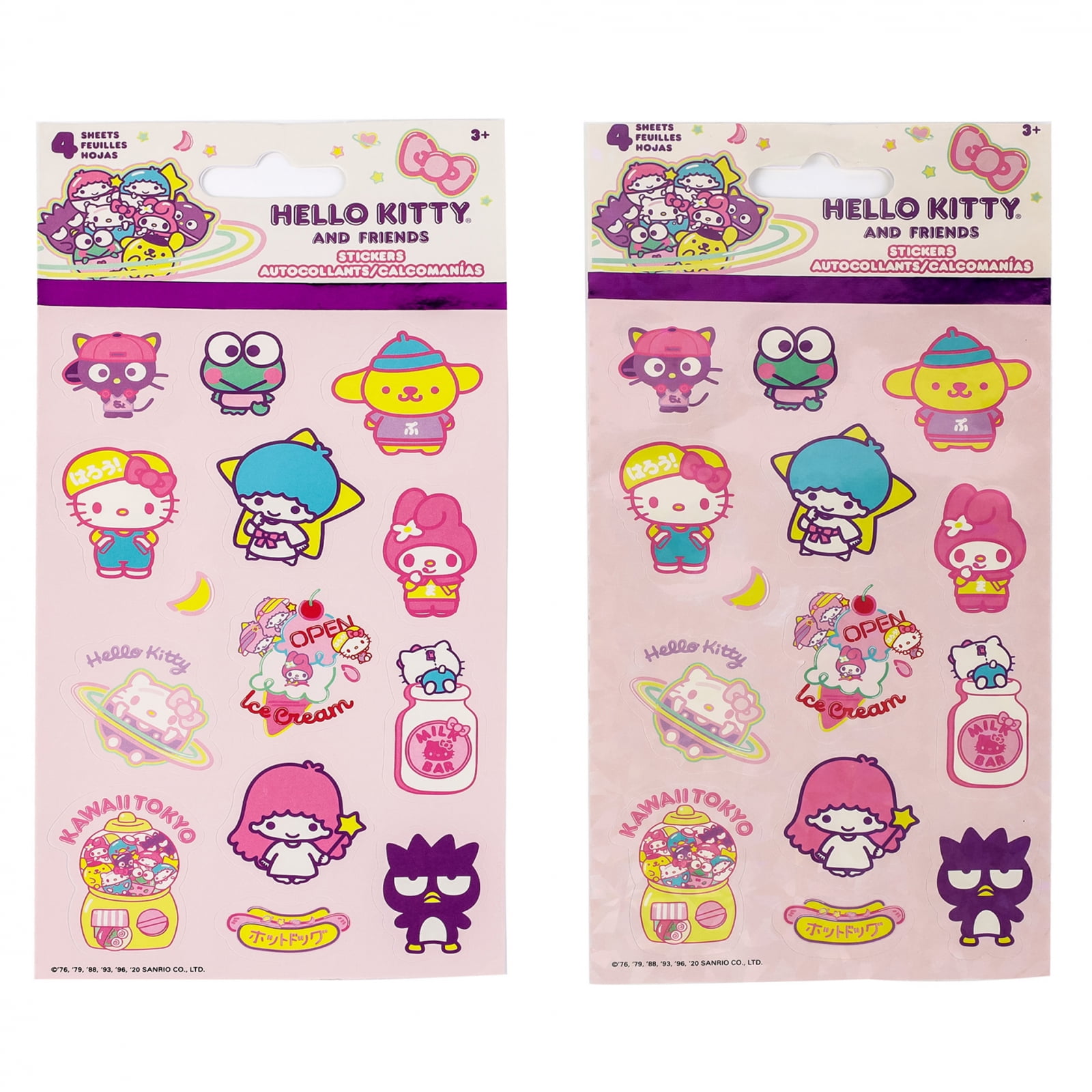 Cute Kawaii Sanrio Hello Kitty Sticker Sheet - 2012