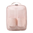thumbnail image 4 of Bolsa para Zapatos, Bolsas para Zapatos de Viaje, Bolsa de Almacenamiento Ligera a Prueba de Polvo, Capacidad para 3 Pares de Zapatos, Organizador de rosa Soledad Bolsa de almacenamiento de zapatos, 4 of 10