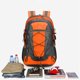 thumbnail image 4 of Wosthever Mochila multiusos para exteriores con gran capacidad de 40 litros y zona reflectante de seguridad nocturna. Mochilas de mochilero Naranja, 4 of 6
