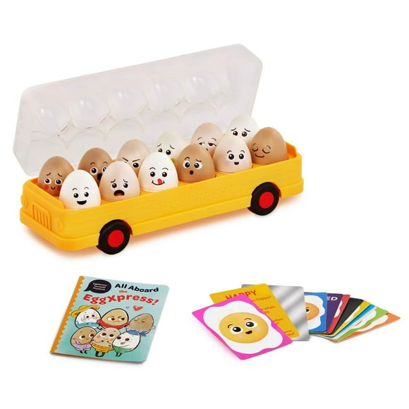 Battat Education Match & Learn Eggs, Age group: 18 months+ , Educational Toy