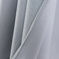 thumbnail image 2 of Lucas Textured Jacquard Blackout Window Curtain Panel Silver, 2 of 5