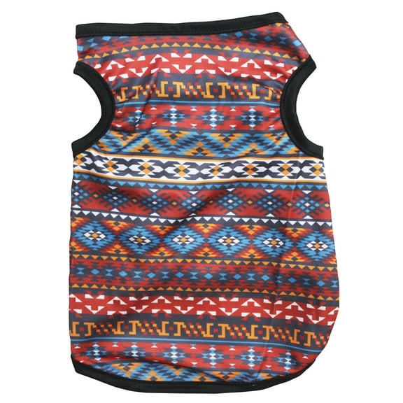 Petitebelle Geometry Pattern Puppy Dog Shirt (Geometry-2, Large)