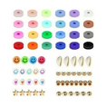 thumbnail image 5 of 6MM 24 Rainbow Color Flat Chip Beads for Making Letter Beads, 5 of 5