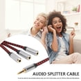 thumbnail image 3 of unbranded Adaptador Divisor De Auriculares Rojo Para Combinado Con Material De Aleación Duradero, 3 of 8