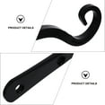 thumbnail image 6 of ROMANSENTIAL Flower Pot Hook 4Pcs Decorative Plant Pot Hanger Wall Mount Bracket Black 5.7X3.8in, 6 of 8