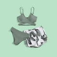 thumbnail image 5 of Itsame Swimsuits for Womens Sets, Printed 1 Piece Swimsuits Army Green, 5 of 7