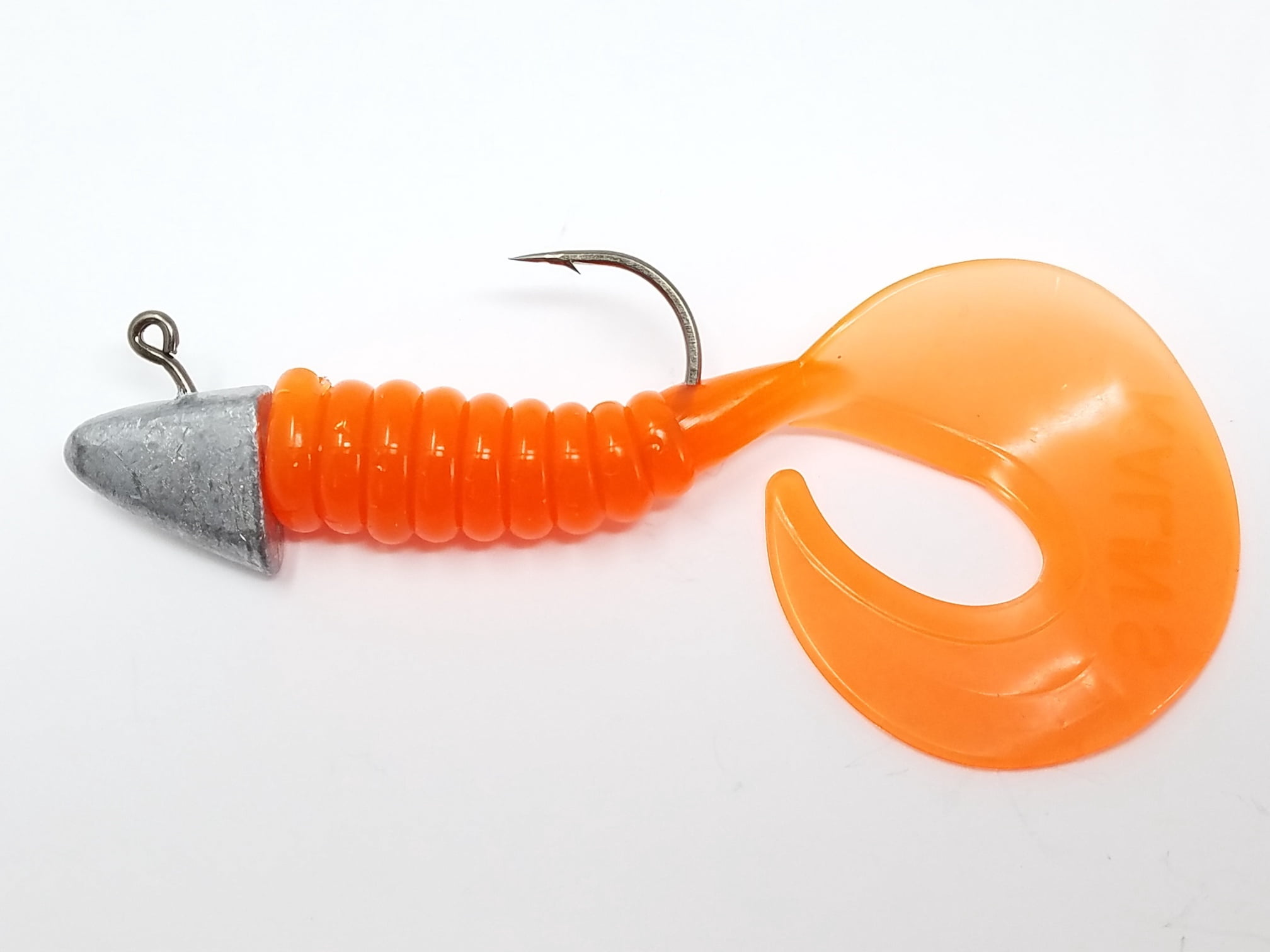 Kalins Freshwater Ultimate Swim Bait Soft Plastic Fishing Jig, Nickel, 1 oz, 3pk, Lake