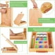 thumbnail image 5 of Caballete de mesa, caja de suministros de arte, caballete de madera, ajustable, plegable, para escritorio, boceto, portátil, caja de almacenamiento para pinturas artísticas para niños, 5 of 5