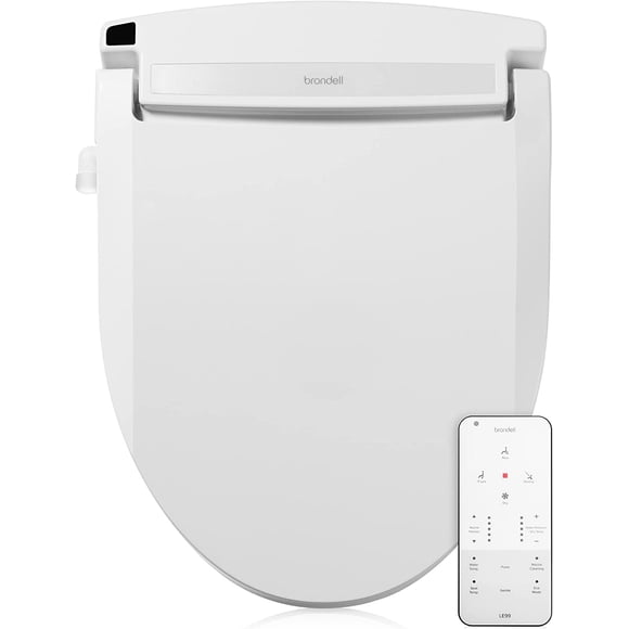 Asiento de bidé para inodoro Brondell LE99 eléctrico con control remoto