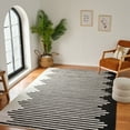 thumbnail image 4 of Rug Branch Domus Abstract Indoor Area Rug, Cream Black - 6'x9', 4 of 8