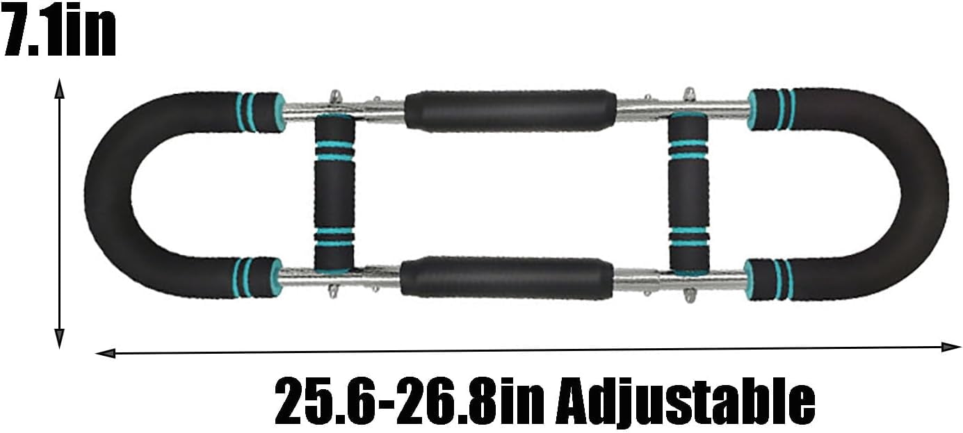 Official Gorilla Bar, 20-150lb Adjustable High Density Steel Gorilla Bar Twister Bar Chest Machine, Chest Shoulder Arm Workout Equipment, Detachable Upper Body Fitness Machine for Home & Gym