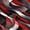 Red, variant on Homewish Swirl Lines Twin Quilt Set,Abstract Geometric Twin Coverlet Set,Red White,2pcs